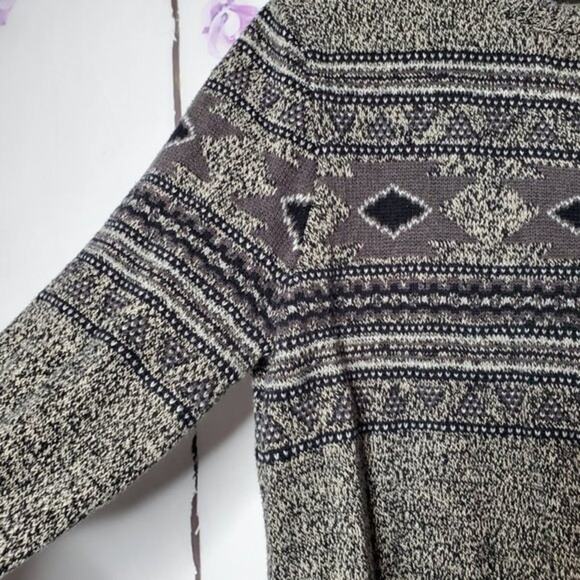 Urban Pipeline Geometric Crew Neck Knit Sweater L - Picture 4 of 10